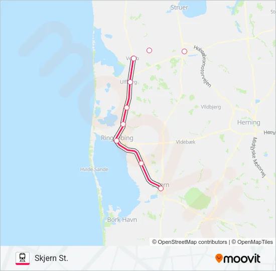 92 Train Line Map
