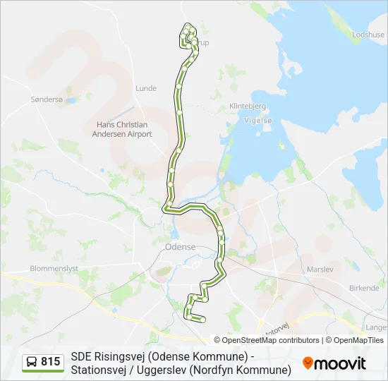 815 Bus Line Map