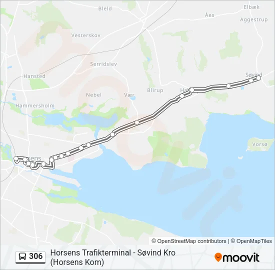 306 Bus Line Map