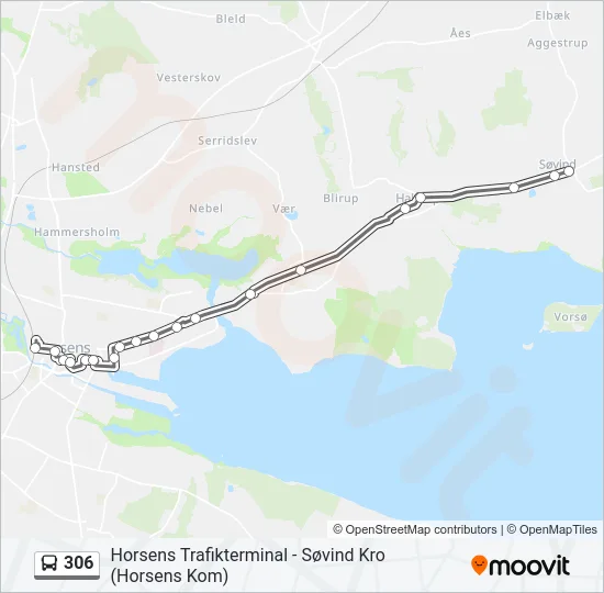 306 Bus Line Map