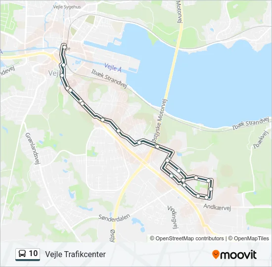 10 Bus Line Map