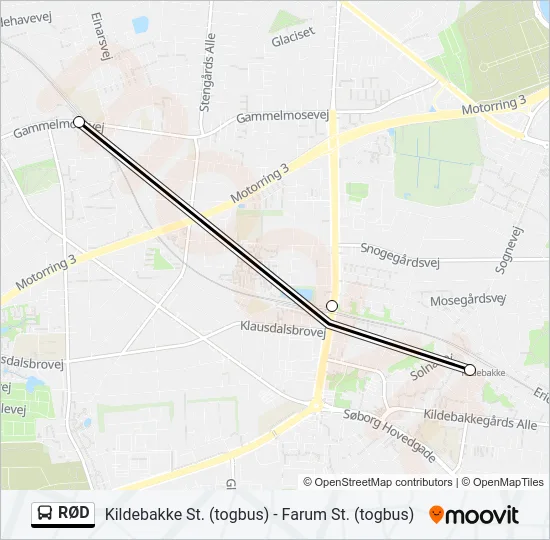 RØD  Line Map