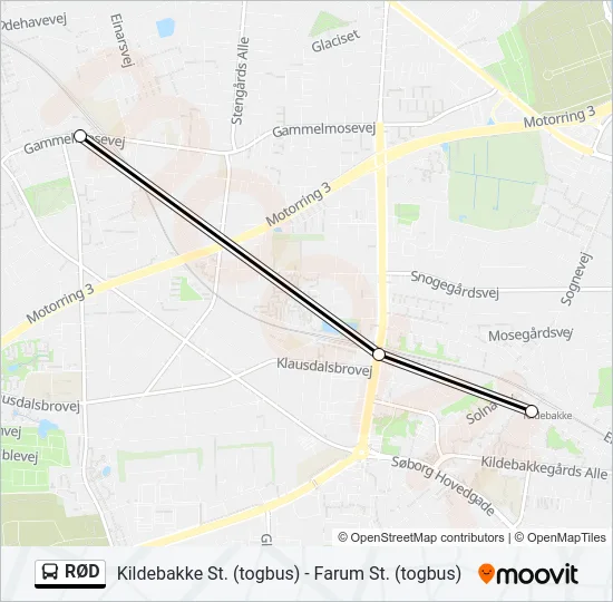 RØD  Line Map