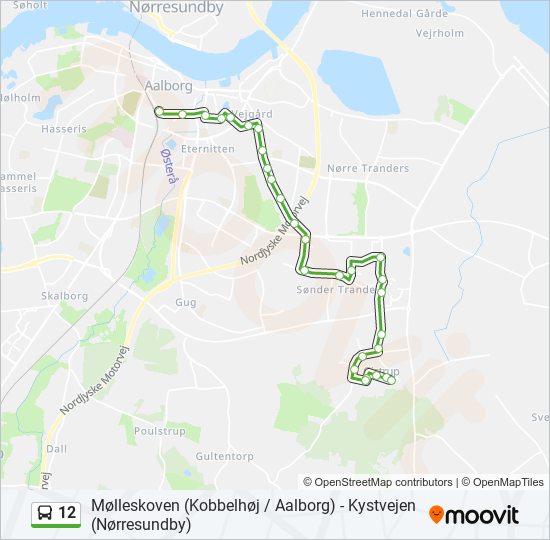 12 bus Line Map