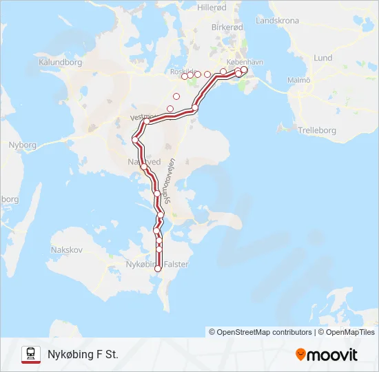 RE Train Line Map