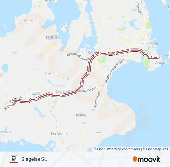 RE Train Line Map