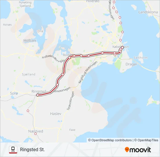 RE Train Line Map