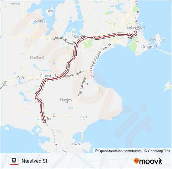 RE Train Line Map