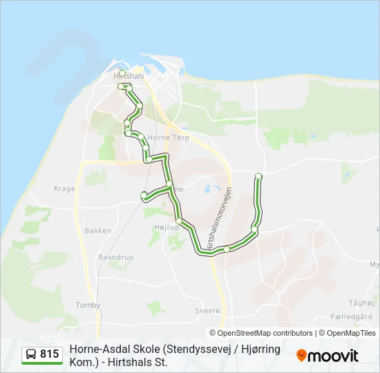 815 Bus Line Map