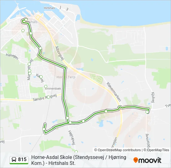 815 Bus Line Map