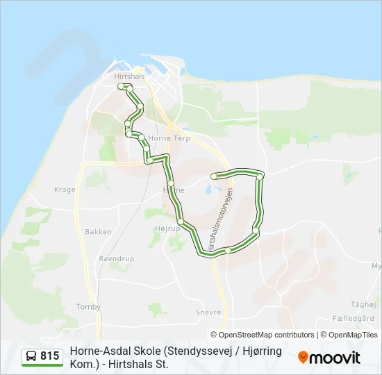 815 Bus Line Map