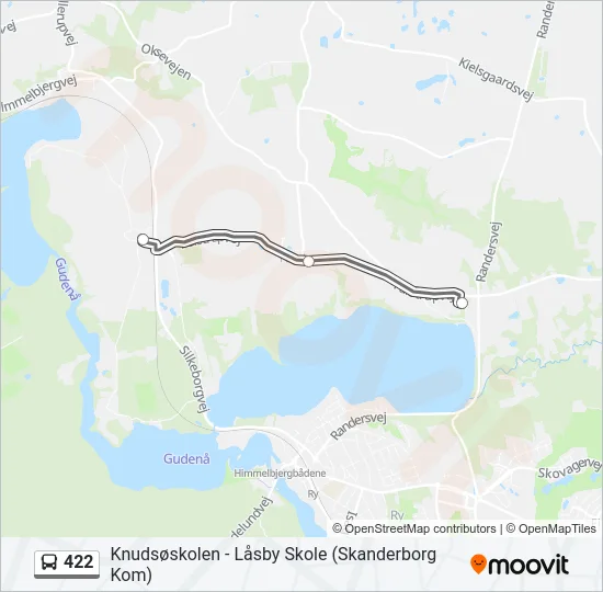 422 Bus Line Map