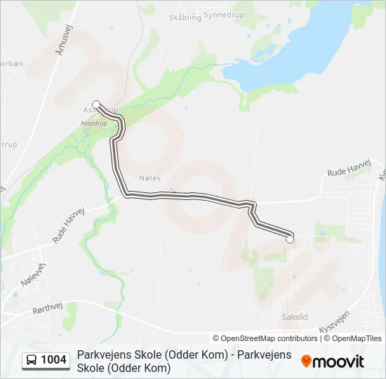 1004 Bus Line Map
