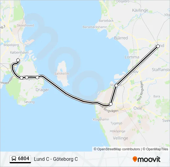 6804 Bus Line Map