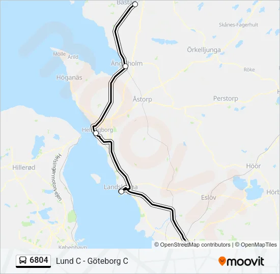 6804 Bus Line Map