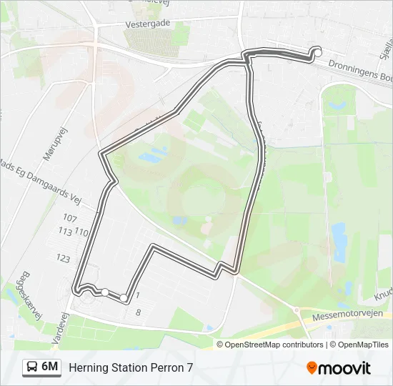 6M Bus Line Map