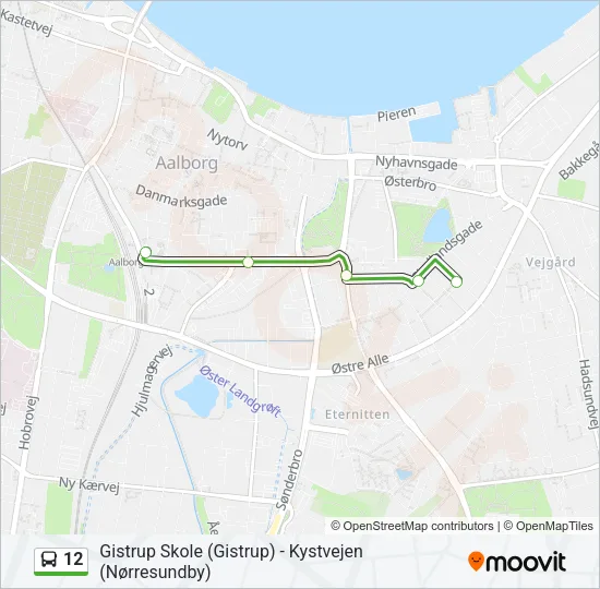 12 Bus Line Map