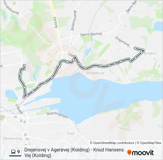 9 Bus Line Map