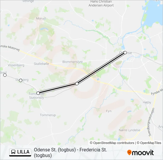 LILLA Bus Line Map