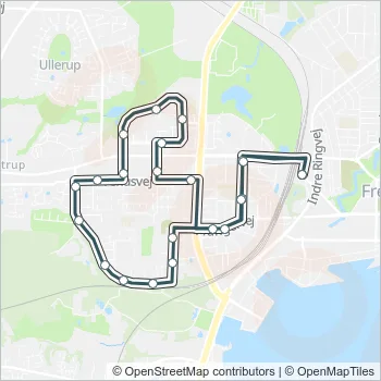 8 Bus Line Map