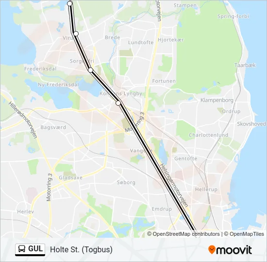 GUL Bus Line Map