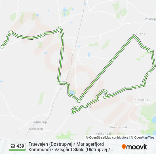 439 Bus Line Map