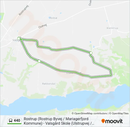 440 Bus Line Map