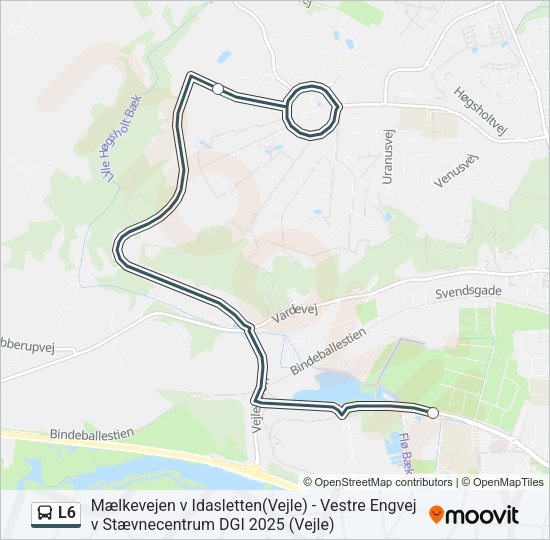 L6 Bus Line Map