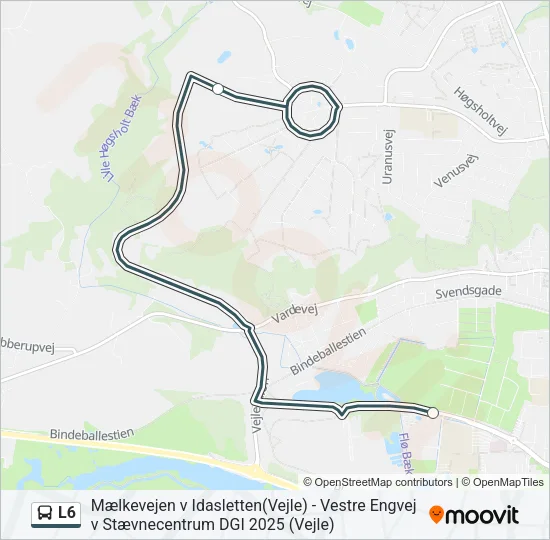 L6 Bus Line Map