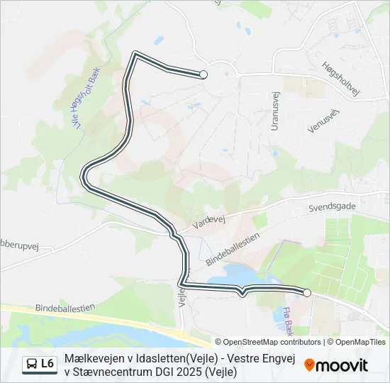 L6 Bus Line Map