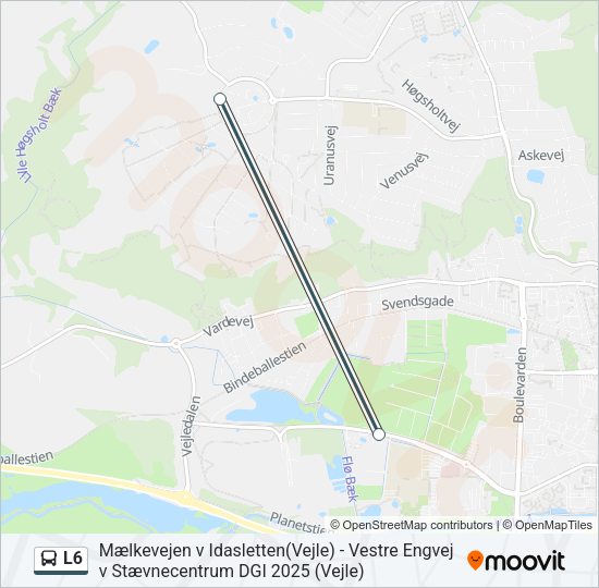 L6 Bus Line Map