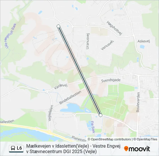 L6 Bus Line Map