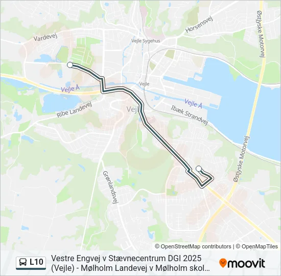 L10 Bus Line Map