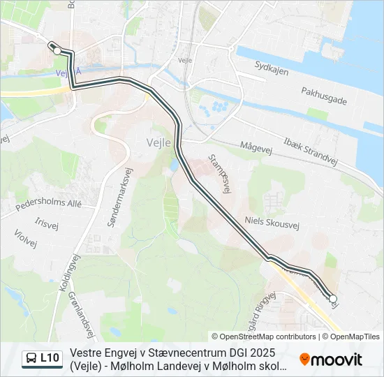 L10 Bus Line Map