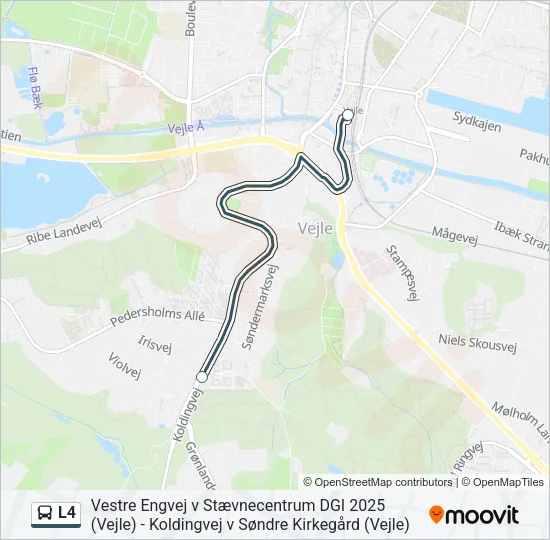 L4 Bus Line Map