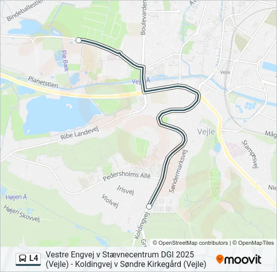 L4 Bus Line Map
