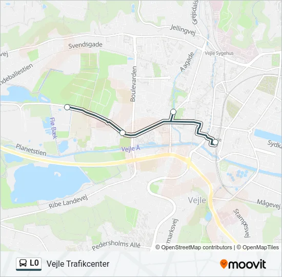 L0 Bus Line Map