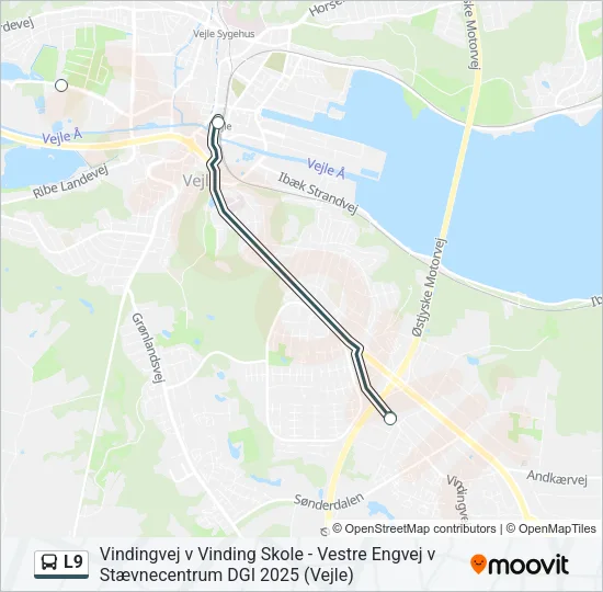 L9 Bus Line Map