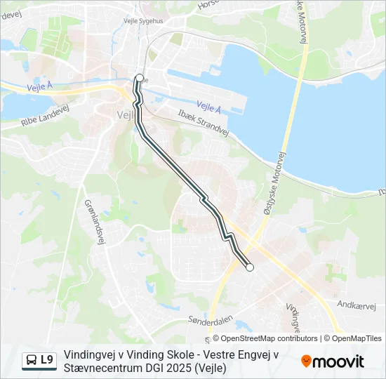 L9 Bus Line Map