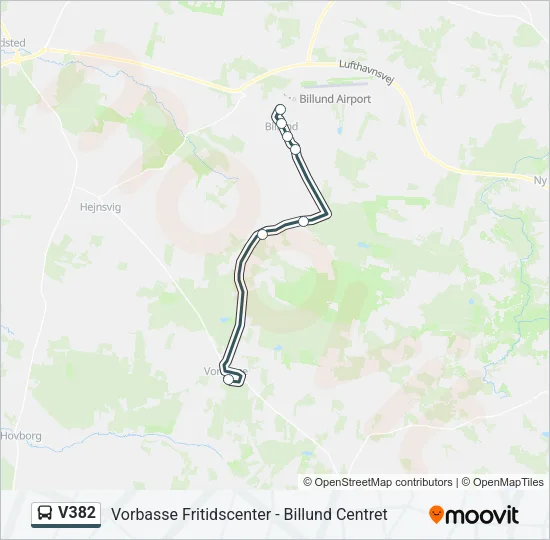V382 Bus Line Map