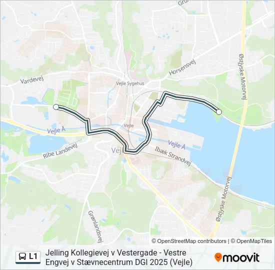L1 Bus Line Map