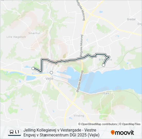 L1 Bus Line Map
