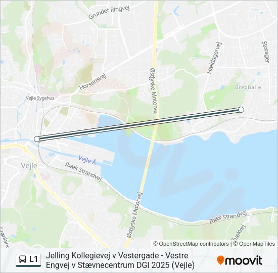 L1 Bus Line Map