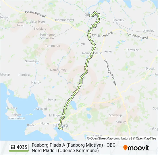 403S Bus Line Map