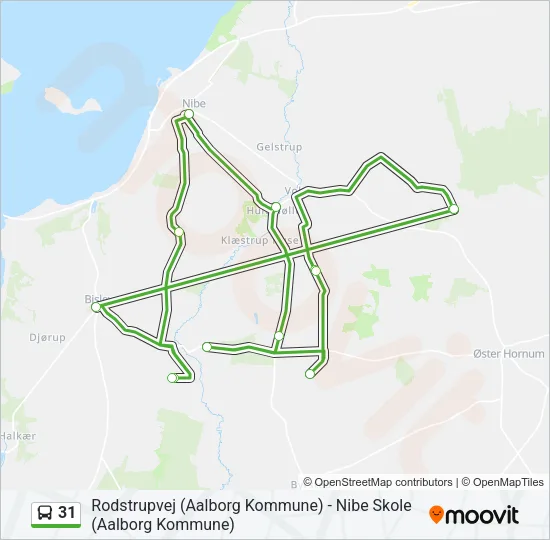 31 Bus Line Map