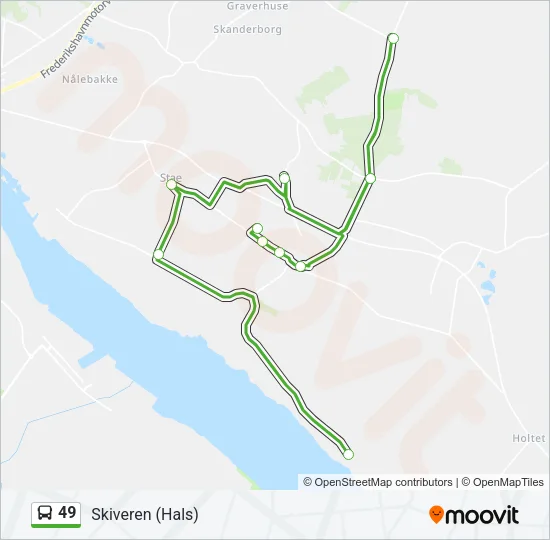 49 Bus Line Map