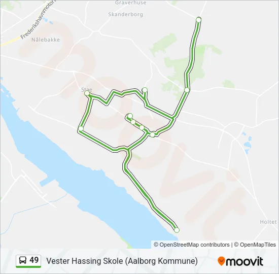 49 Bus Line Map