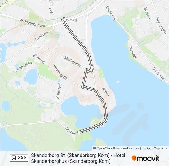 25S Bus Line Map