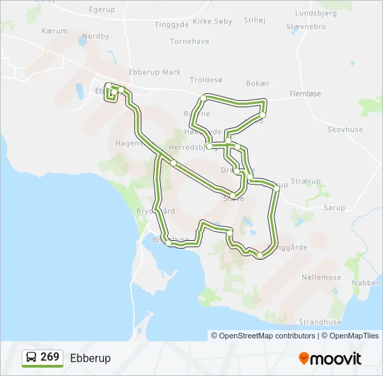 269 Bus Line Map