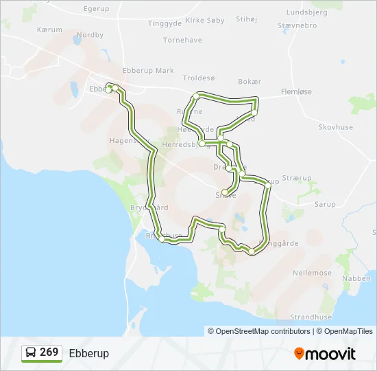 269 Bus Line Map